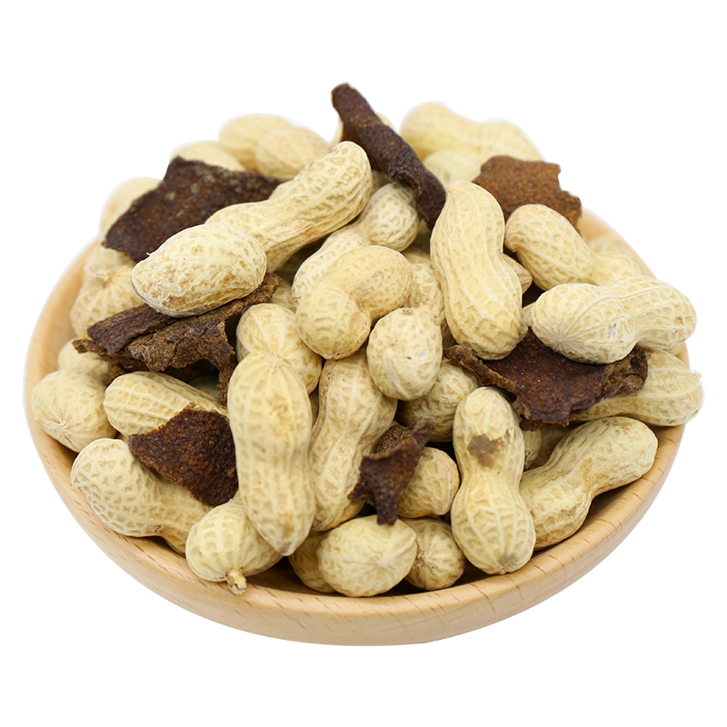 新会陈皮味花生米 广东农家特产的休闲零食佳品